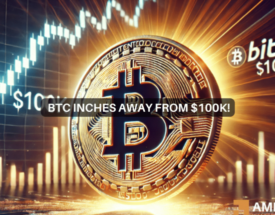 Bitcoin hits $97,836 ATH: Can BTC reach $100K before 2025?