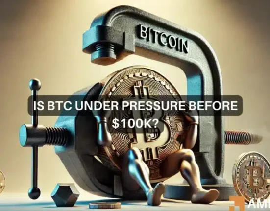 Bitcoin nears $100K, but will BTC's sell pressure pose challenges?