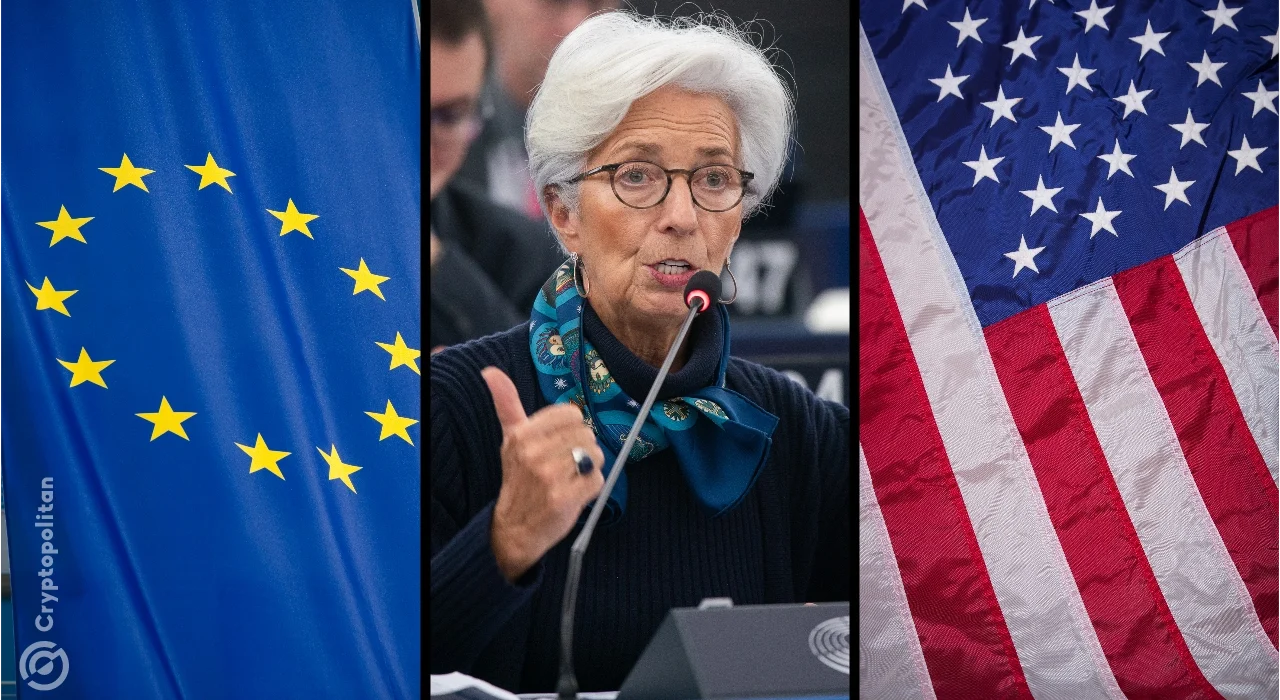 ECB’s President Lagarde urges EU to negotiate with America on tariffs before striking back