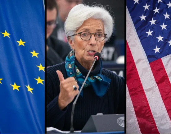 ECB’s President Lagarde urges EU to negotiate with America on tariffs before striking back