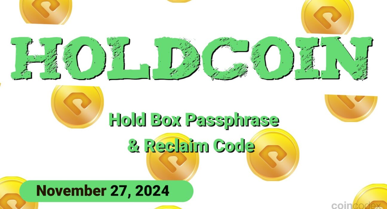 HoldCoin Daily Combo for November 27, 2024