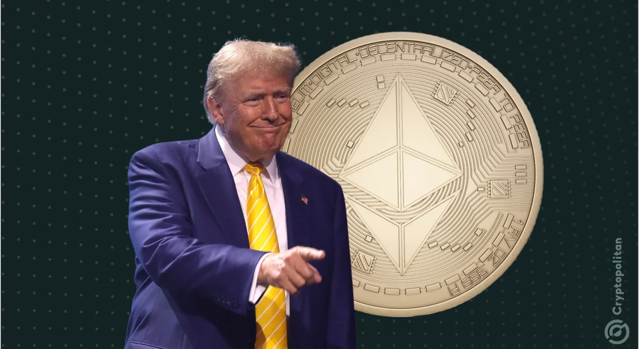 President Donald Trump holds over $5.4 million in cryptos, Ether is his largest