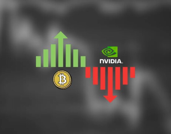 Stocks slip on disappointing Nvidia results, Bitcoin defies the trend