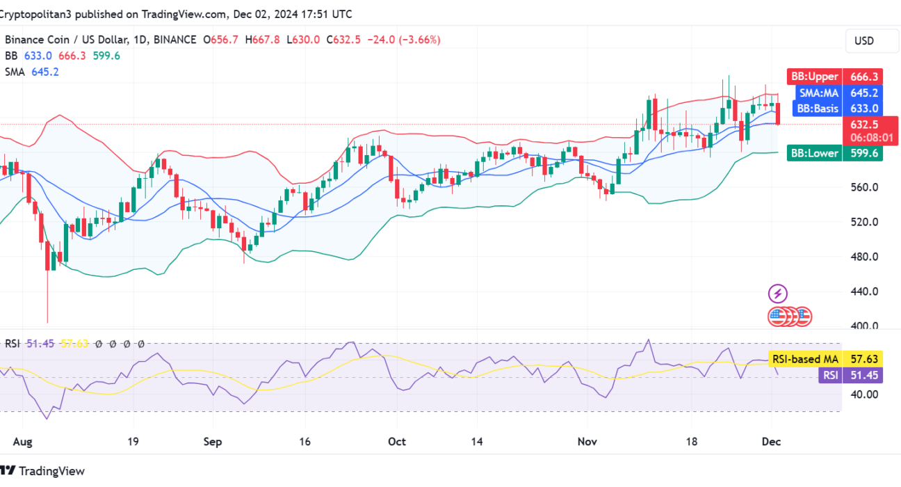 BNB/USDT chart