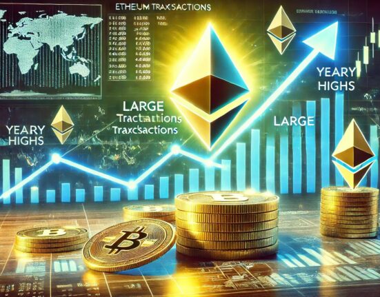 Large Ethereum Transactions Grow As ETH Breaks Yearly Highs