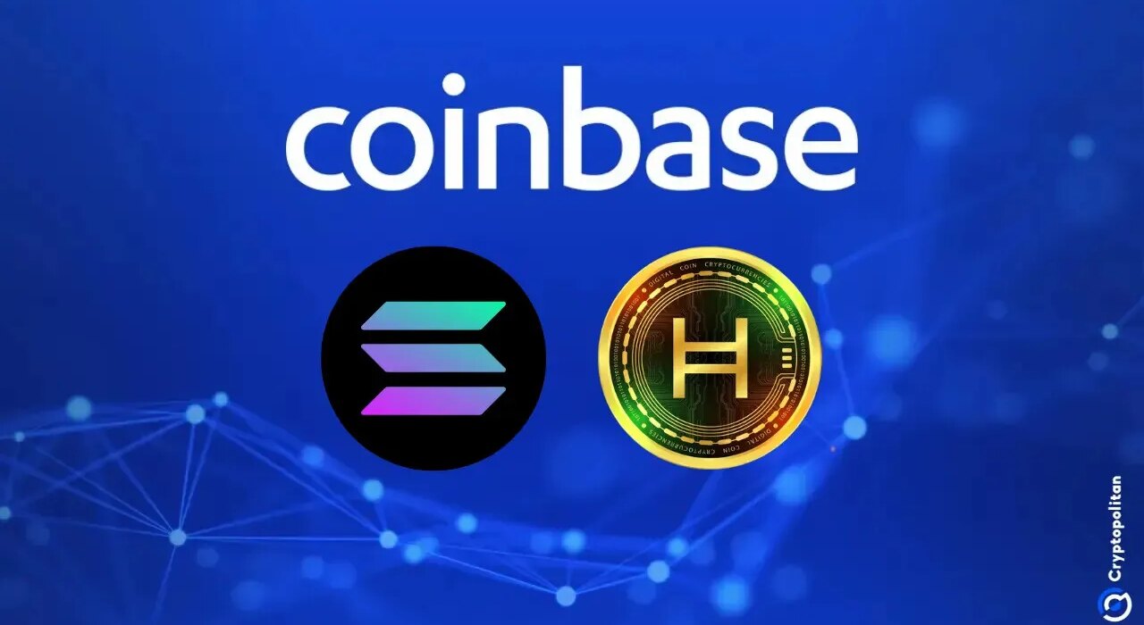 Coinbase exchange launches CFTC-regulated futures for Solana and Hedera