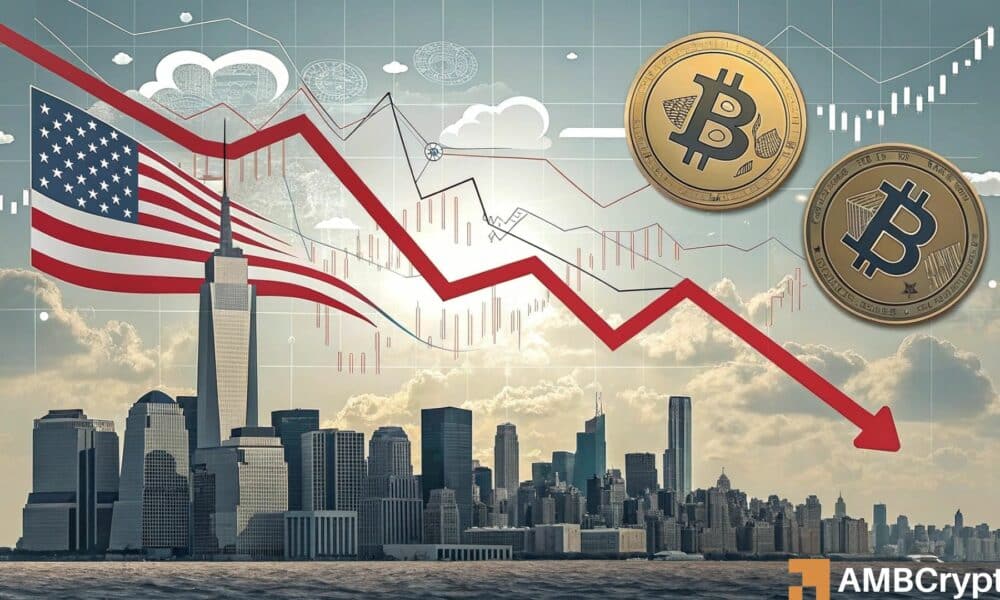 Bitcoin's leveraged positions decline as traders' risk appetite drop