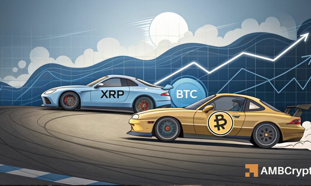 Ripple outperforms Bitcoin: Can XRP challenge Ethereum next?