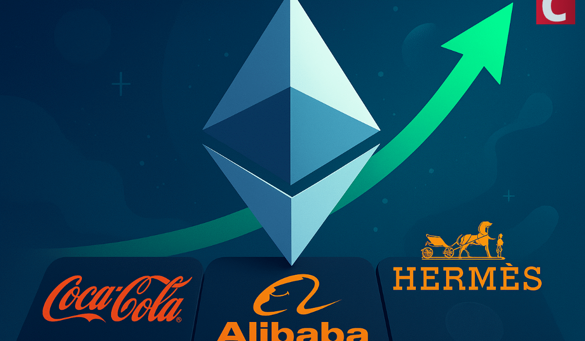 ETH Flips Coca-Cola, Alibaba, Hermes With $308B Market Cap