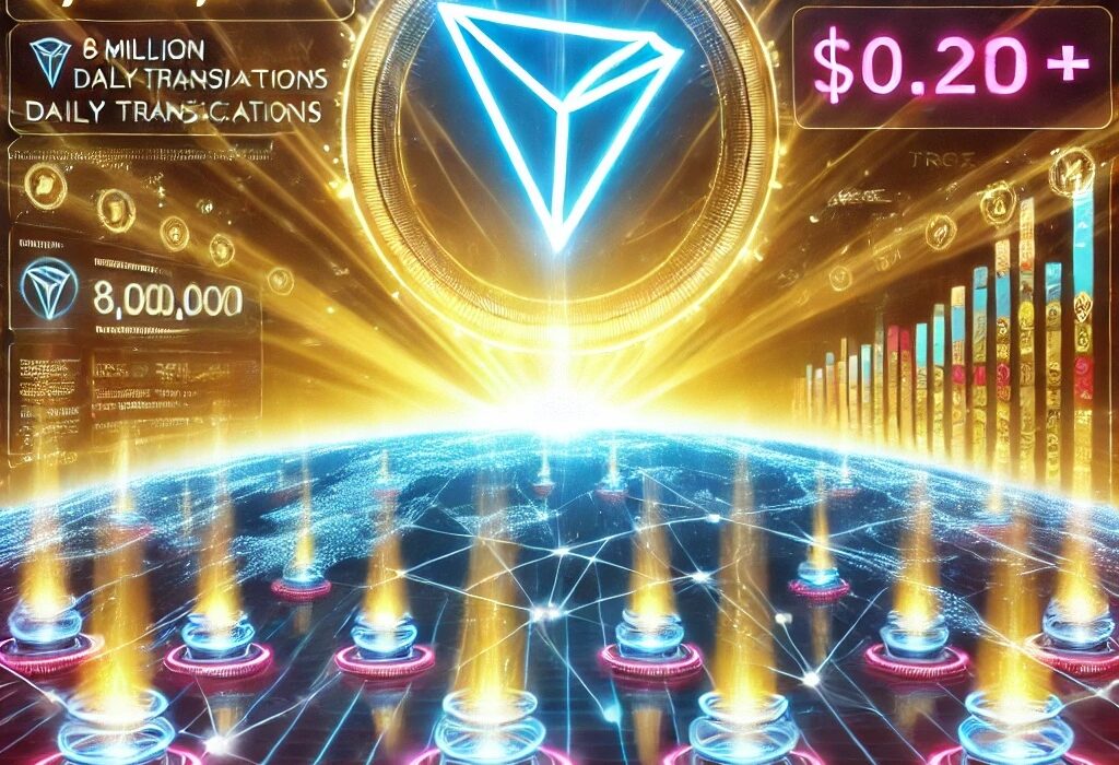 TRON Surges Past 8 Million Daily Transactions as TRX Holds Above $0.27