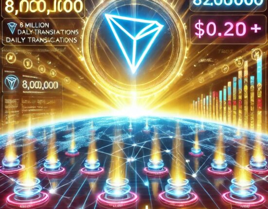 TRON Surges Past 8 Million Daily Transactions as TRX Holds Above $0.27
